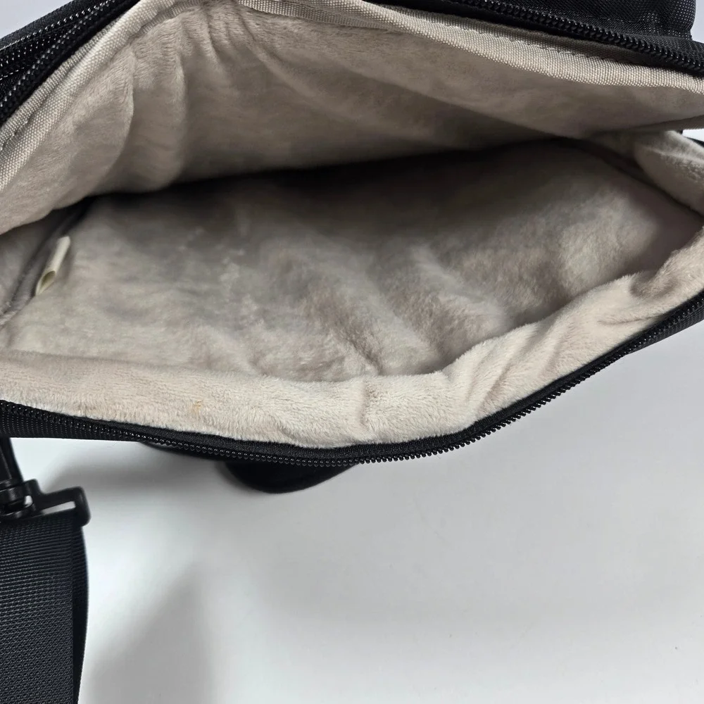 tomtoc Laptop Shoulder Bag Black Padded Messenger Case Travel Work 15inch